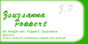 zsuzsanna poppert business card